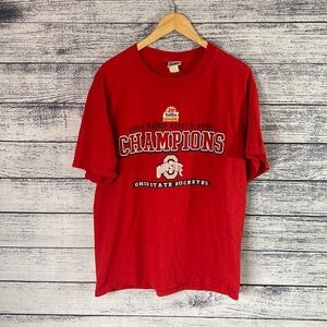 Vintage Lee Sport Ohio State Buckeyes 2004 Fiesta Bowl Champions Large